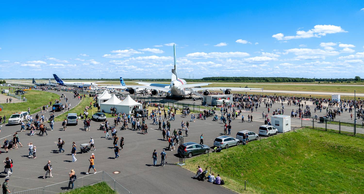 Panorama of the ILA outdoor area