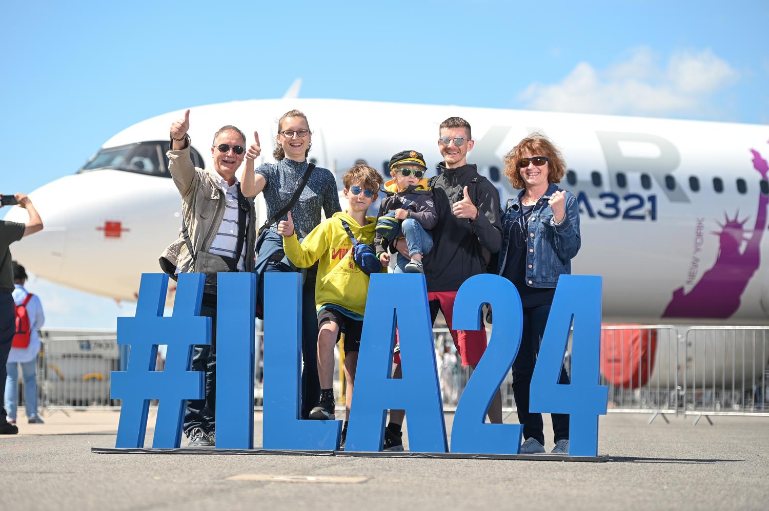 Family on the ILA grounds